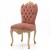 Καρέκλα Τραπεζαρίας Σκαλιστή Λάκα κρεμ & Σάπιο Μήλο Βελούδο Καπιτονέ Κ18-5125-Chair Κ18-5125 