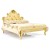 Κρεβάτι Louis XV σκαλιστό Χρυσό Κ8-11069-Κ8-11069 