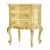 Κομοδίνο σκαλιστό χρυσό με πατίνα σε στυλ Louis Xv K18-2184-Bedside K18-2184 