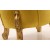 Στρογγυλό σκαμπό Λουί Κένζ με κίτρινο βελούδο MK-8554-STOOL MK-8554 
