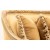 Καναπές τριθέσιος Λουις Σεζ Μασίφ Καρυδιά Χειροποίητος Με Φύλλο Χρυσού και βελούδο MK-8202-΄SOFA MK-8202 