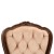 Καρέκλα Λουις Κενζ Σκαλιστή με Σκούρο Μπεζ βελούδο Καπιτονέ λούστρο από μασίφ ξύλο καρυδιάς MK-5132-CHAIR MK-5132 