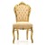 Καρέκλα Λουί Κενζ με μπέζ απαλό βελούδο και καπιτονέ πλάτη. MK-5135-CHAIR MK-5135 