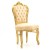 Καρέκλα Λουί Κενζ με μπέζ απαλό βελούδο και καπιτονέ πλάτη. MK-5135-CHAIR MK-5135 