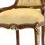 Καρέκλα Λουις Κενζ Σκαλιστή με Μπεζ βελούδο Καπιτονέ λούστρο από μασίφ ξύλο καρυδιάς και φύλλο χρυσού MK-5133-CHAIR MK-5133 