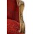 Πολυθρόνα Λουις Κενζ με φύλλο Χρυσού Πατίνα & Ανάγλυφο Ύφασμα - L-6039-Armchair L-6039 