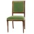 Καρέκλα Τραπεζαρίας Λούις Σεζ με πράσινο ύφασμα αδιάβροχο βελούδο ΜΚ-5136-CHAIR ΜΚ-5136 
