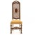 Καρέκλα Ψηλή Πλάτη Ψάθα και ύφασμα αδιάβροχο αλέκιαστο MK-5137-CHAIR MK-5137 
