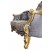 Σαλόνι σετ Μπαρόκ χρυσό με ασημί ανάγλυφο ύφασμα 4 τεμ.-ΣΑΛΟΝΙ ΣΕΤ LT-9076S 