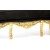 Τριθέσιος Καναπές σε στυλ Μπαρόκ σε συνδυασμό Φύλλο χρυσού με μαύρο βελούδο ΜΚ-8316-SOFA ΜΚ-8316 