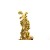 Μοναδικός Θρόνος με 1 μπράτσο σε στυλ Ροκοκό και Φύλλο Χρυσού ΜΚ-6384-ARM-CHAIR ΜΚ-6384 