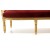 Καναπές διθέσιος Λούις Σεζ με φύλλο χρυσού και μπορντό βελούδο υψηλής ποιότητας ΜΚ-8318-SOFA MK-8318 
