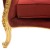 Καναπές Μπαρόκ διθέσιος με μπορντό υφασμα υψηλής ποιότητας ΜΚ-8320-SOFA ΜΚ-8320 