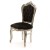 Καρέκλα Λουί Κενζ με μαύρο βελούδο και καπιτονέ πλάτη. ΜΚ-5139-CHAIR ΜΚ-5139 