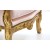 Μπερζέρα Μπαρόκ Με Φύλλο Χρυσού & Βελούδο σε χρώμα ρόζ απαλό ΜΚ-6398-ARMCHAIR ΜΚ-6398 