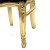 Πολυθρόνα Μπαρόκ με Μαύρο βελούδο και στράς με φύλλο χρυσού ΜΚ-6399-ARMCHAIR ΜΚ-6399 
