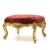 Λουί Κένζ σκαμπό με φύλλο χρυσού από μπορντώ βελούδο υψηλής ποιότητας ΜΚ-8328-stool ΜΚ-8328 