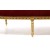 Καναπές διθέσιος Λούις Σεζ σκαλιστός με φύλλο χρυσού και μπορντό βελούδο υψηλής ποιότητας ΜΚ-8324-SOFA ΜΚ-8324 