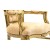 Πολυθρόνα Μπαρόκ με φύλλο Χρυσού και βελούδο μπέζ MK-6408-ARMCHAIR ΜΚ-6408 