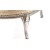 Ανάκλιντρο Μπαρόκ Χειροποίητο από μασίφ ξύλο καρυδιάς με off-white βελούδο και καπαράδες MK-8335-DAYBED MK-8335 