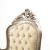 Ανάκλιντρο Μπαρόκ Χειροποίητο από μασίφ ξύλο καρυδιάς με off-white βελούδο και καπαράδες MK-8335-DAYBED MK-8335 