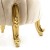 Σκαμπό Μπαρόκ - υποπόδιο με off-white ύφασμα απο βελούδο και φύλλο χρυσού ΜΚ-8338-STOOL MK-8338 
