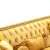 Καναπές τριθέσιος Λουις Σεζ από Μασίφ Καρυδιά Χειροποίητος Με Φύλλο Χρυσού και βελούδο ύφασμα καπιτονέ MK-8441-sofa MK-8341 