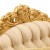 Καναπές τριθέσιος κλασσικός με φύλλο χρυσού και ύφασμα ανάγλυφο σατέν ΜΚ-8344-sofa ΜΚ-8344 