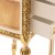 Κομοδίνο σκαλιστό λάκα λευκή με πατίνα και φύλλο χρυσού σε στυλ Λουί Σεζ ΜΚ-2167-bedside ΜΚ-2167 