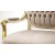Καναπές διθέσιος Λούις Σεζ με φύλλο χρυσού και γκρί βελούδο υψηλής ποιότητας ΜΚ-8348-SOFA ΜΚ-8348 