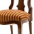 Καρέκλα κλασική απο μασίφ ξύλο καρυδιάς και μπρούτζο με ύφασμα υψηλής ποιότητας ΜΚ-5147-CHAIR ΜΚ-5147 