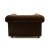 Πολυθρόνα Κλασική Καπιτονέ με ύφασμα βελούδο καφέ σκούρο MK-6425-armchair MK-6425 