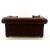 Καναπές 2θέσιος καπιτονέ με υψηλής ποιότητας δερματίνη (τεχνόδερμα) Μπορντό σκούρο ΜΚ-8343-SOFA MK-8343 