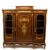 Βιβλιοθήκη λούπο Λουί Κένζ απο μασίφ ξύλο με μπρούτζινες διακοσμήσεις ΜΚ-4141-BOOKCASEC ΜΚ-4141 