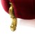Σκαμπό Μπαρόκ - υποπόδιο κλασικό με φύλλο χρυσού και κόκκινο ύφασμα με στράς ΜΚ-8570-stool ΜΚ-8570 