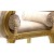 Ανάκλιντρο Βασιλικό σε στύλ Μπαρόκ Σκαλιστό με φύλλο χρυσού και μπέζ ύφασμα υψηλής ποιότητας βελούδο ΜΚ-8576-daybed ΜΚ-8576 