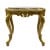 Τραπέζι χειροποίητο Λουί Κένζ με φύλλο χρυσού και μάρμαρο στην επιφάνεια του. ΜΚ-3522-TABLE ΜΚ-3522 