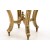 Πλαϊνό Τραπέζι χρυσό σκαλιστό με τζάμι Λουί Κένζ ΜΚ-3523-table ΜΚ-3523 