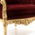 Μπερζέρα θρόνος Μπαρόκ XXL Μασίφ Καρυδιά Χειροποίητη Με Φύλλο Χρυσού & Μπορντό Βελούδο ΜΚ-6445-armchair ΜΚ-6445 