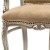 Πολυθρόνα Μπαρόκ με φύλλο ασημιού και ύφασμα μπέζ ΜΚ-6446-armchair ΜΚ-6446 