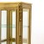 Βιτρίνα Λουί Κένζ με φύλλο χρυσού και πατίνα απο μασίφ ξύλο καρυδιάς ΜΚ-4143-SHOWCASE ΜΚ-4143 