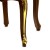 Καρέκλα Λουις Κενζ Σκαλιστή απο βελούδο με Μπεζ κ γκρί νερά και ξύλο απο μασίφ καρυδιά με φύλλο χρυσού MK-5156-chair MK-5156 