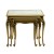 ΣΕΤ Τραπέζι Ζυγον Χρυσό με καθρέφτη στην επιφάνεια και σκαλίσματα ΜΚ-3524-TABLE ΜΚ-3524 