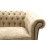 Καναπές Διθέσιος Καπιτονέ με καπαράδες και ύφασμα βελούδο αδιάβροχο κ αλέκιαστο καφέ-μπέζ ΜΚ-8590-sofa ΜΚ-8590 