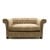 Καναπές Διθέσιος Καπιτονέ με καπαράδες και ύφασμα βελούδο αδιάβροχο κ αλέκιαστο καφέ-μπέζ ΜΚ-8590-sofa ΜΚ-8590 