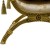 Ανάκλιντρο Μπαρόκ με φύλλο χρυσού και σατέν ύφασμα υψηλής ποιότητας με ανάγλυφα χρυσά σχέδια ΜΚ-8599-daybed ΜΚ-8599 