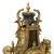 Επιτραπέζιο Μπαροκ μάυρο-χρυσό Ρολόι απο Μπρούτζο και μάρμαρο με χρυσά αγαλματίδια ΜΚ-13175-clock ΜΚ-13175 