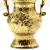 Αμφορέας χρυσός απο Μπρούτζο με ανάγλυφα σχέδια λουλουδιών ΜΚ-13258-amphora ΜΚ-13258 