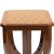 Τραπεζάκι Σαλονιού Art Deco σε καφέ χρώμα ιδανικό για τον χώρο σας με φυσικό καπλαμά ΜΚ-3527-table ΜΚ-3527 