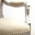 Λουί Σεζ πολυθρόνα με μπέζ βελούδο και φύλλο ασημιού. MK-6487-armchair MK-6487 